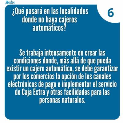 Detalles sobre el proceso de bancarización de las operaciones en Cuba. 