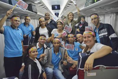 Delegados al 12mo. Congreso de la UJC