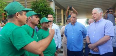Visita de Díaz-Canel a la Isla de la Juventud