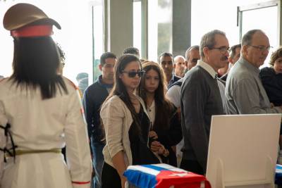 Homenaje a los combatientes cubanos caídos en Venezuela