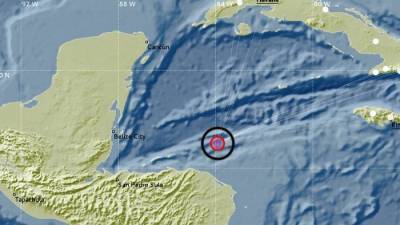 El terremoto, ocurrido en la falla Motagua, tuvo una magnitud de 7,6 y una profundidad de diez kilómetros.