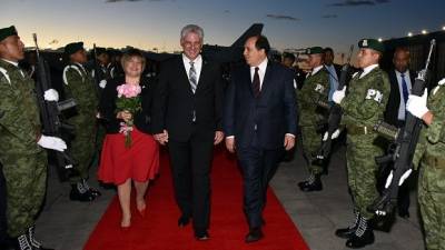 Llegada a México de Díaz-Canel