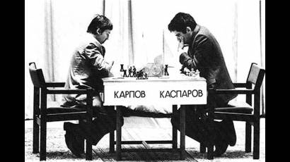 Karpov y Kasparov 