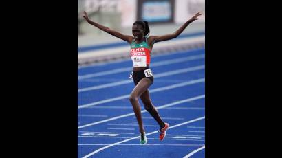 Kenyana Linet Masai, titular mundial de los 10 000 metros