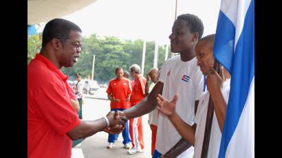 Abanderamiento de equipo cubano al Campeonato Mundial de Boxeo