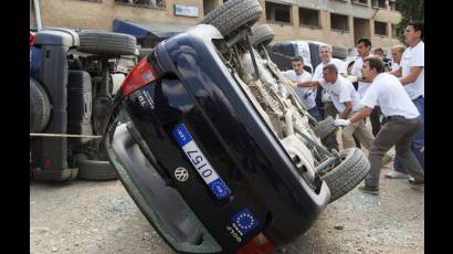 Violencia en Pristina capital de Kosovo