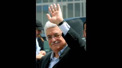 El presidente palestino Mahmoud Abbas