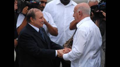 Despide Ramón Machado Ventura a Presidente de Argelia