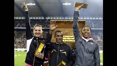 Isinbayeva, Bekele y Richards en la Liga Dorada de Atletismo