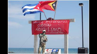 Pronunciamiento público en Dili en favor de Los Cinco