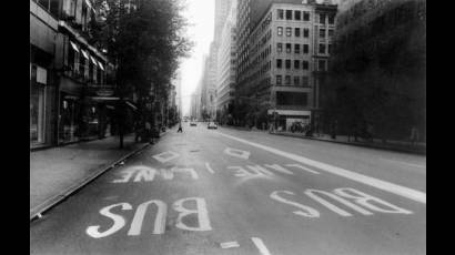 Avenida de Nueva York, el 12 de septiembre de 2001