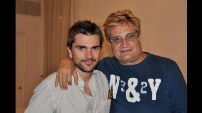 Amaury Pérez y Juanes en La Habana