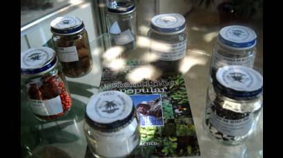 Productos naturales cubanos presentados durante el Congreso de Etnomedicina