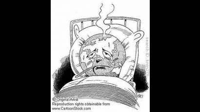 Caricatura cambio climático