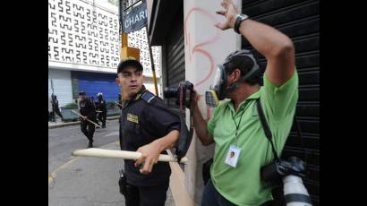 Aumenta represión a la prensa en Honduras