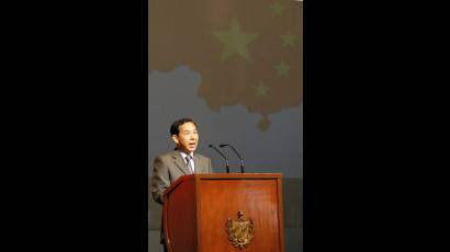 Zhao Rongxian, embajador de China en Cuba