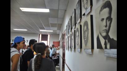 Acto nacional en el salón de los Mártires de la Universidad de La Habana