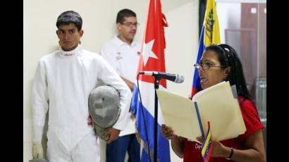 Colaboradores cubanos en Venezuela recuerdan el crimen de Barbados