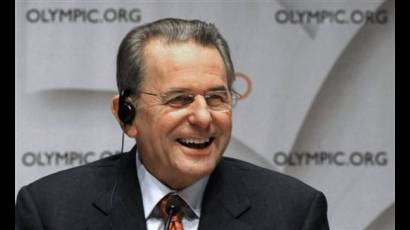 Jacques Rogge, presidente del Comité Olímpico Internacional