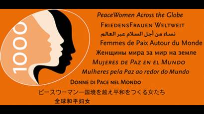 Logo de la expo Mujeres de Paz en el Mundo