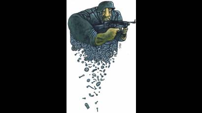 Caricatura merecedora del Gran Premio Mensajero de la Paz