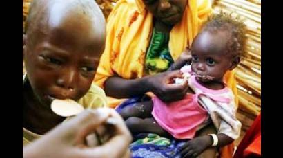 Más de mil millones de personas sufren hambre crónica en el mundo