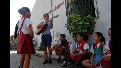 Festejos por el quinto aniversario de la creación de la Brigada de Instructores de Arte José Martí