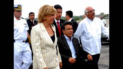 Llegó a Cuba el Vicepresidente de Ecuador