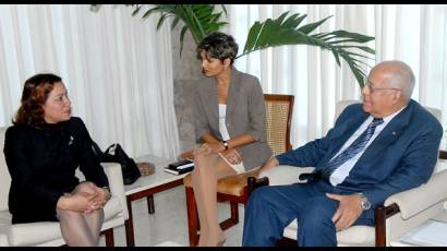 Dialogan Cabrisas y Canciller de Guyana