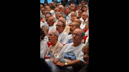 Acto político-cultural celebrado en la Sala Universal de las FAR