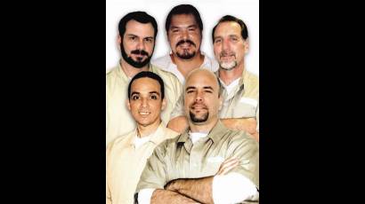 Los cinco héroes cubanos