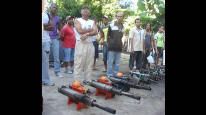 Trabajadores cubanos apoyan la campaña antivectorial 