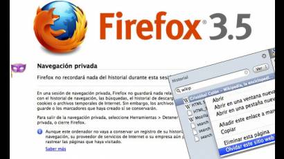 Imagen del Navegador web Mozilla Firefox