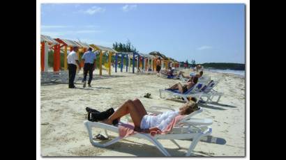 Soleadoras en Cayo Guillermo