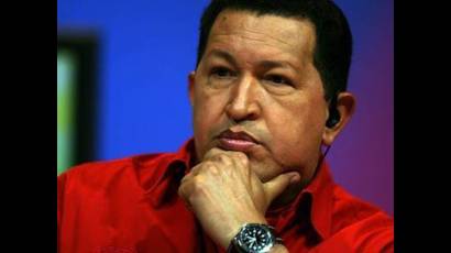 Presidente venezolano, Hugo Chávez