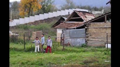 Niños gitanos en Eslovaquia
