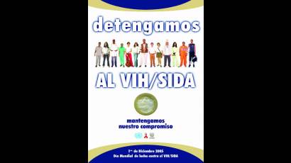 Cartel de promoción de la lucha contra el VIH