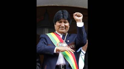 Evo Morales, presidente de Bolivia