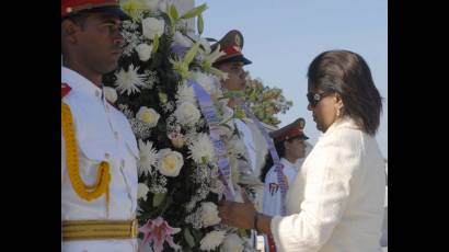 Paula Gopee-Scoon, ministra de Relaciones Exteriores de la República de Trinidad y Tobago