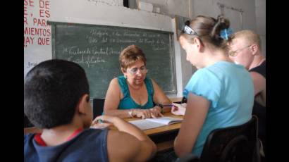 Profesora holguinera Odalis Peláez Campaña