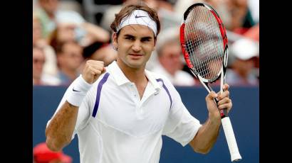 Tenista suizo Roger Federer