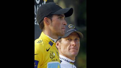 Armstrong y Contador prometen pelea