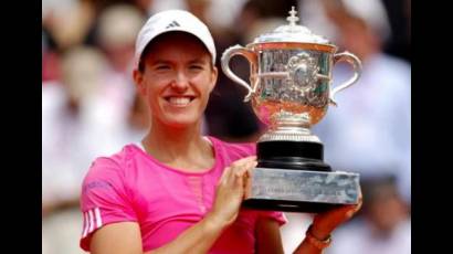 Tenista belga Justine Henin