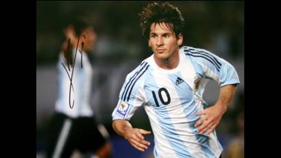 Futbolista argentino Lionel Messi