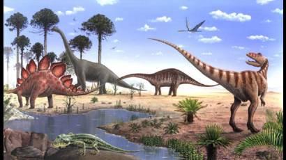 Hallan restos de dinosaurios de 190 millones de años