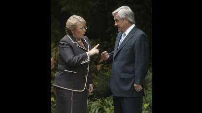 Bachelet y Piñera
