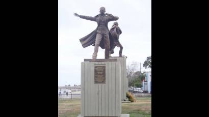 Homenaje a José Marti a su paso por Venezuela