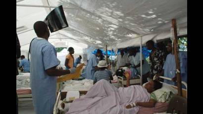 Médicos cubanos abren nuevo hospital en Haití