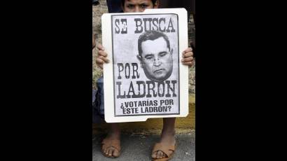 Políticos corruptos en Nicaragua