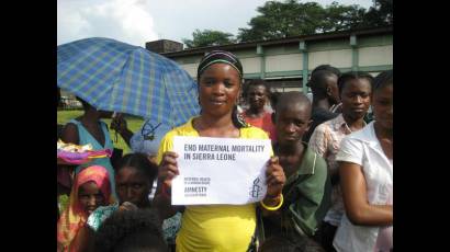 Salud gratuita en Sierra Leona para niños y embarazadas